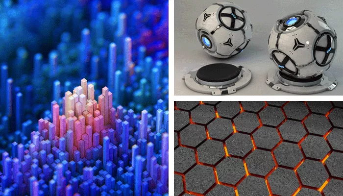 3D graphics themes collections