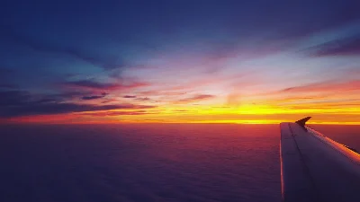 Aircraft sunset theme of Airplanes & Helicopters